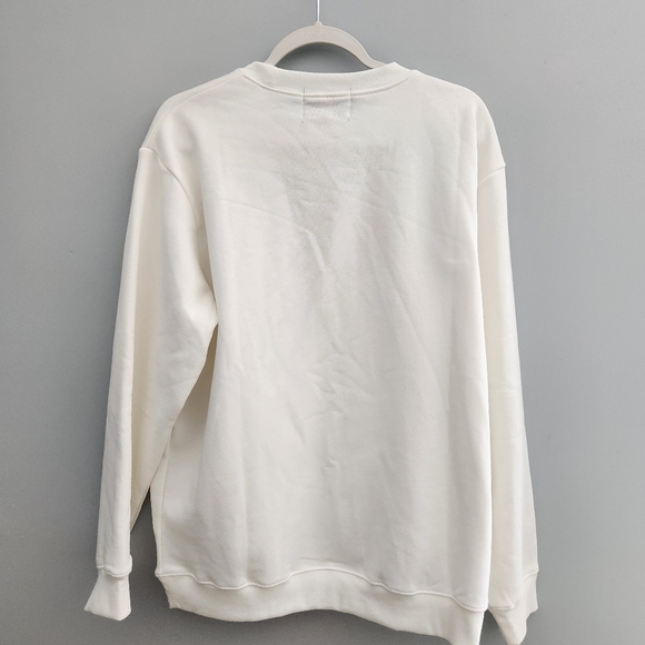 Strawberry Shortcake Berry Sweet Ribbon Bow Strawberry Wagon Sweatshirt NWT - Picture 4 of 14